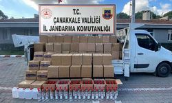 Çanakkale'de 2 ton 620 litre etil alkol ele geçirildi