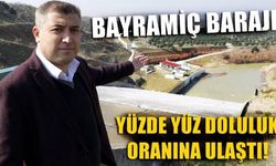 'Bin Pınarlı' Kaz Dağları, Bayramiç Barajı'nı doldurdu (VİDEO)