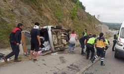 Bayram ziyareti yolunda kaza 1’i ağır 8 yaralı