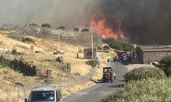 Çanakkale'de yangın! Alevler antik kente sıçradı (VİDEO)