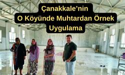 Çanakkale'nin o köyünde muhtardan örnek uygulama