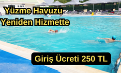 Yüzme Havuzu yeniden hizmette