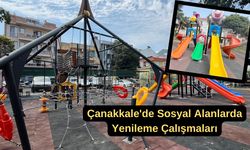 Çanakkale'de sosyal alanlarda yenileme çalışmaları