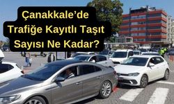 Çanakkale’de trafiğe kayıtlı taşıt sayısı ne kadar?