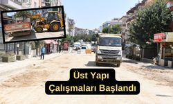 Çanakkale'nin o caddesinde üstyapı çalışmaları başladı