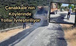 Çanakkale'de köy yollarından iyileştirme çalışmaları