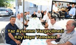 Çanakkale'de yaz aylarının vazgeçilmezi köy hayır yemekleri