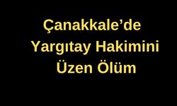 Çanakkale’de Yargıtay Hakimini üzen ölüm!