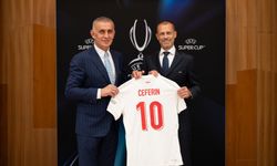 TFF Başkanı Hacıosmanoğlu, UEFA Başkanı Ceferin ile bir araya geldi