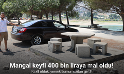 Mangal keyfi 400 bin liraya mal oldu