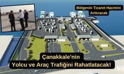 Çanakkale'de 40 bin metrekarelik alan üzerine inşa ediliyor! İnceleme yapıldı