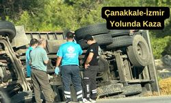 Çanakkale-İzmir yolunda kaza