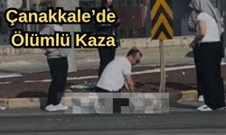 Çanakkale'de ölümlü kaza! (VİDEO)