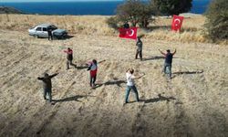 Çanakkale Ayvacık’ta köylülerden anlamı 29 Ekim videosu (TIKLA İZLE)