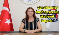 Çanakkale'de başhemşirenin akademik başarısı