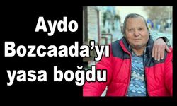 Aydo, Bozcaada’yı yasa boğdu