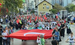 Bandırma'da Gazze'ye destek yürüyüşü