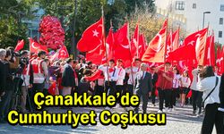 Çanakkale’de Cumhuriyet coşkusu (VİDEO)