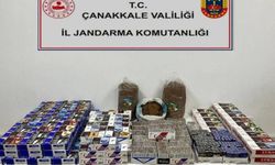 Çanakkale'de kaçak tütün operasyonu