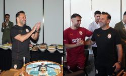 Galatasaray’da Okan Buruk’un doğum günü kutlandı