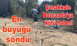 Çanakkale Bozcaada için kötü haber!