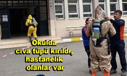 Okulda cıva tüpü kırıldı, hastanelik olanlar var (TIKLA İZLE)