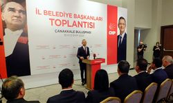 CHP Lideri Özel Çanakkale'de konuştu, 'İktidarın anahtarı başkanların elinde'