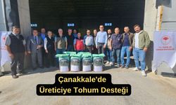 Çanakkale'de üreticiye tohum desteği