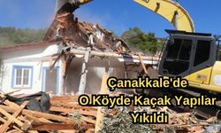 Çanakkale'nin o köyünde kaçak yapılara son!