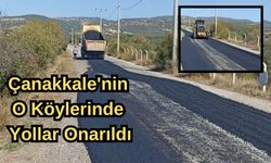 Çanakkale'nin o köylerinde yollar onarıldı