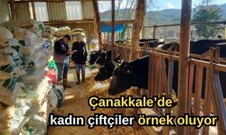 Çanakkale'de kadın çiftçiler örnek oluyor