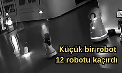 Küçük bir robot, 12 robotu kaçırdı (VİDEO)