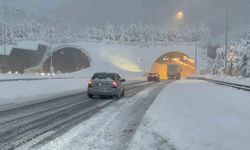 Kapanan yol ulaşıma açıldı, kar yağışı devam ediyor