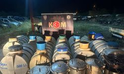 9 bin 865 litre sahte alkol ele geçirildi