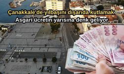 Çanakkale'de yılbaşını dışarıda kutlamak asgari ücretin yarısına denk geliyor