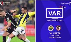 Süper Lig'de 14. haftanın VAR kaydı açıklandı (VİDEO)