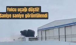 Yolcu uçağı düştü! Saniye saniye görüntülendi (TIKLA İZLE)