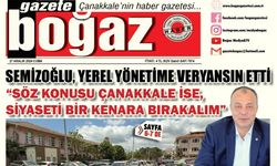 Çanakkale Boğaz Gazetesi 27 Aralık Cuma sayısı