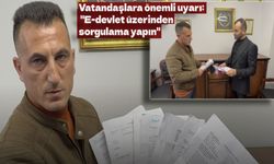 Vatandaşlara önemli uyarı! ''E-devlet üzerinden sorgulama yapın'' (VİDEO)