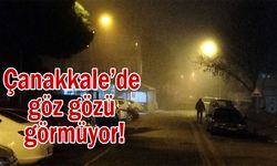 Çanakkale’yi sis kapladı, boğaz kapatıldı!