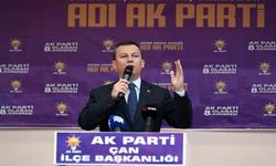 AK Parti Genel Sekreteri Şahin, Çan'da konuştu (VİDEO)