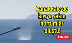 Çanakkale’de kıyıya yakın hortumlar oluştu!