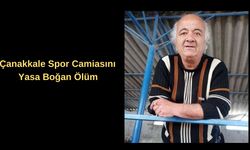 Çanakkale spor camiasını yasa boğan ölüm