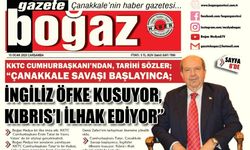 Çanakkale Boğaz Gazetesi 15 Ocak Çarşamba