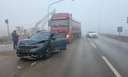 Bandırma'da yoğun sis nedeniyle zincirleme kaza