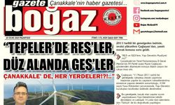 Çanakkale Boğaz Gazetesi 20 Ocak Pazartesi