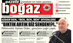 Çanakkale Boğaz Gazetesi 22 Ocak Çarşamba