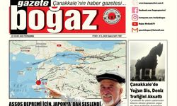 Çanakkale Boğaz Gazetesi 23 Ocak Perşembe