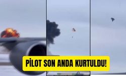 F-35 uçağının düştüğü anlar kameraya yansıdı (VİDEO)