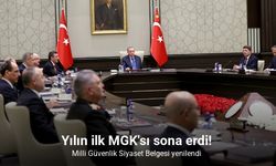 Yeni yılın ilk MGK Toplantısı sona erdi